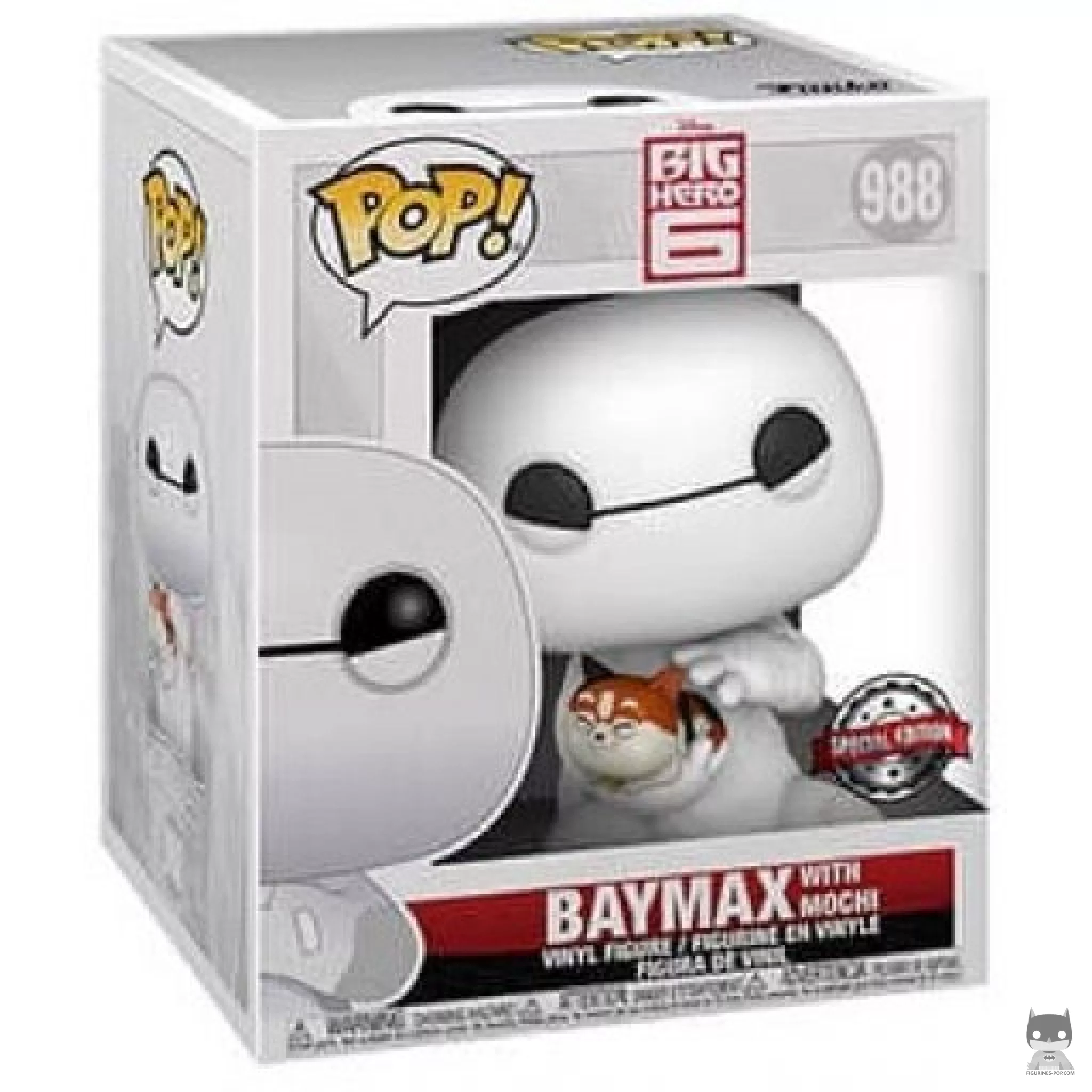 Baymax with Mochi Funko Pop! figure in its box