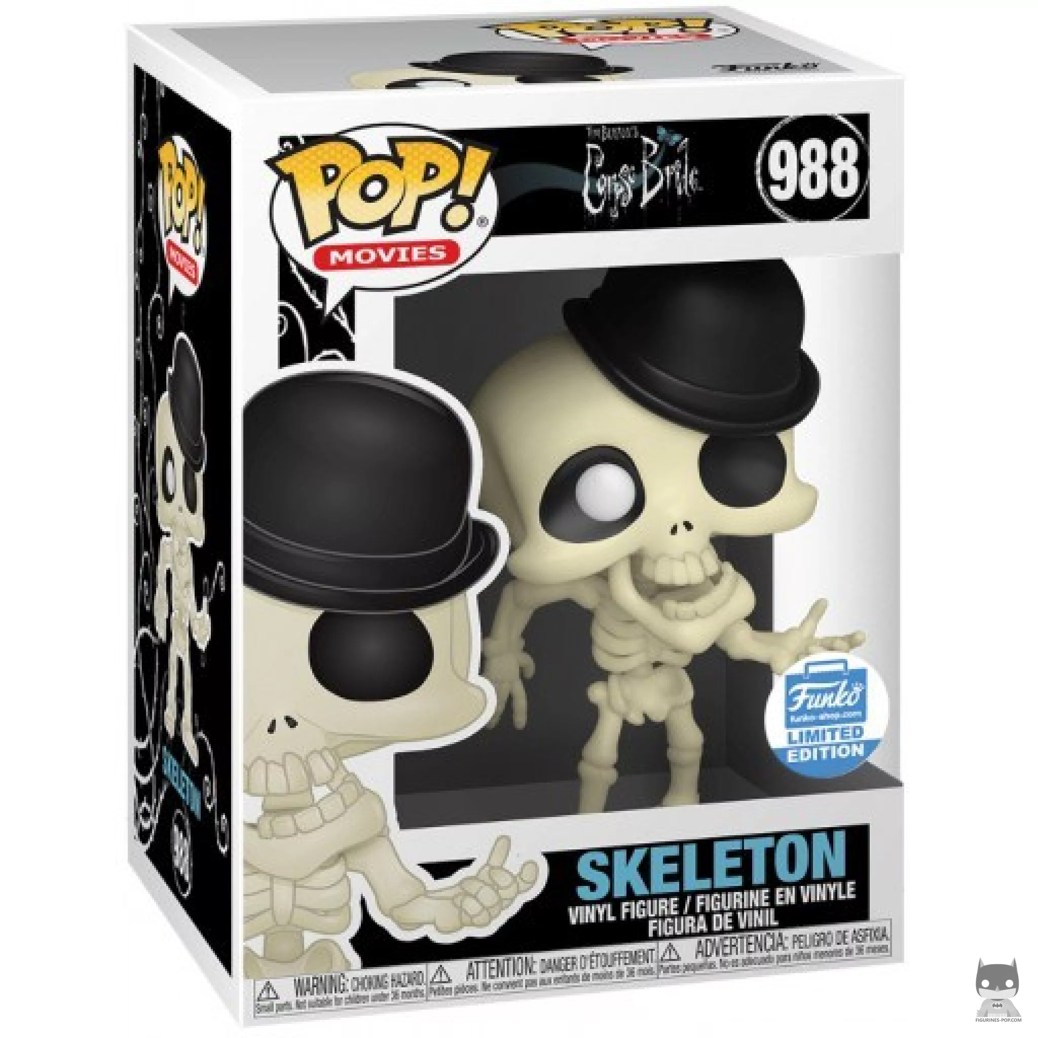 Skeleton Funko Pop! figure in its box
