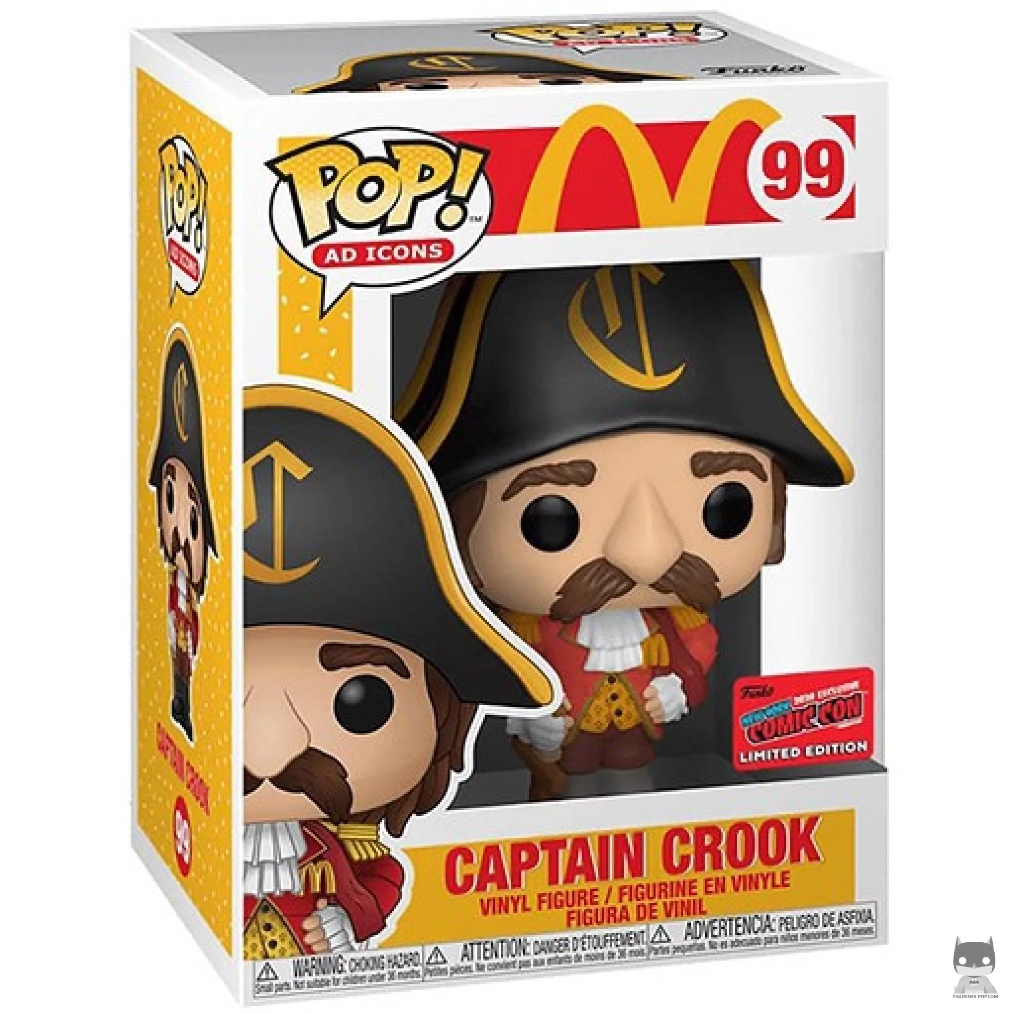 Captain Crook Funko Pop! figure in its box