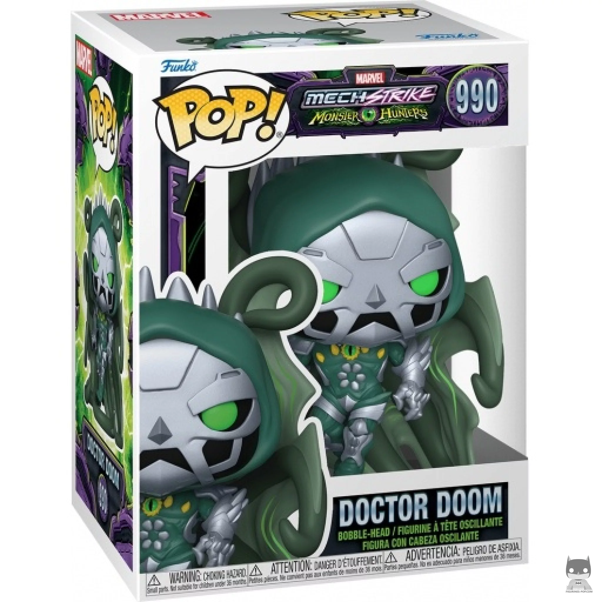 Doctor Doom Funko Pop! figure in its box