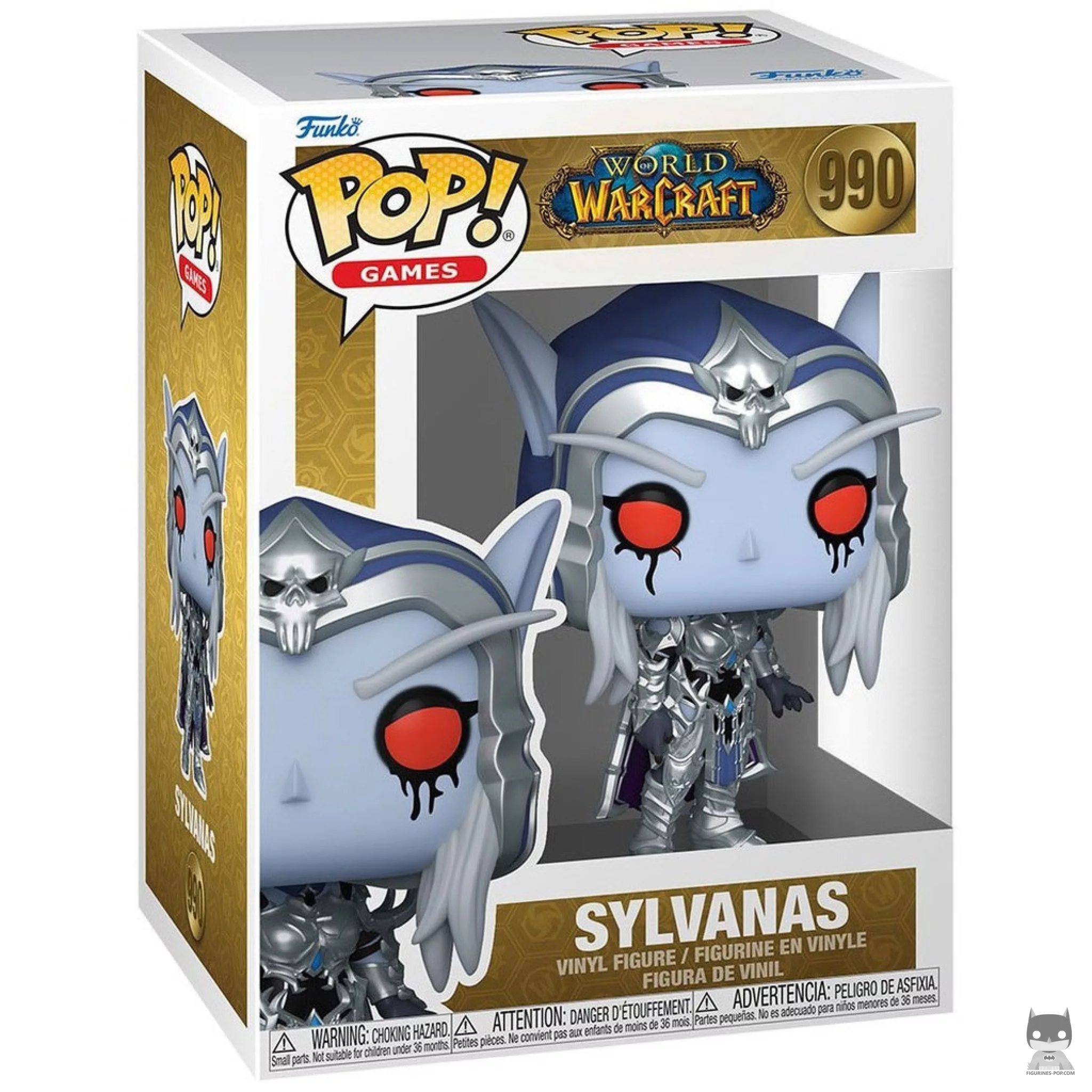 Sylvanas Funko Pop! figure in its box