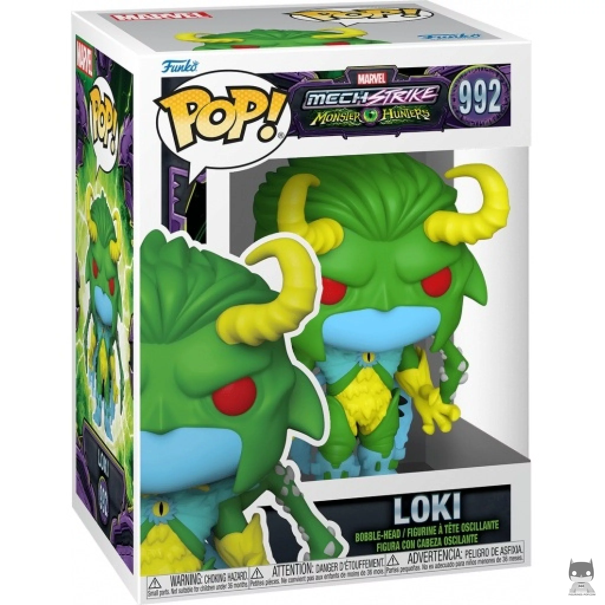 Loki Funko Pop! figure in its box