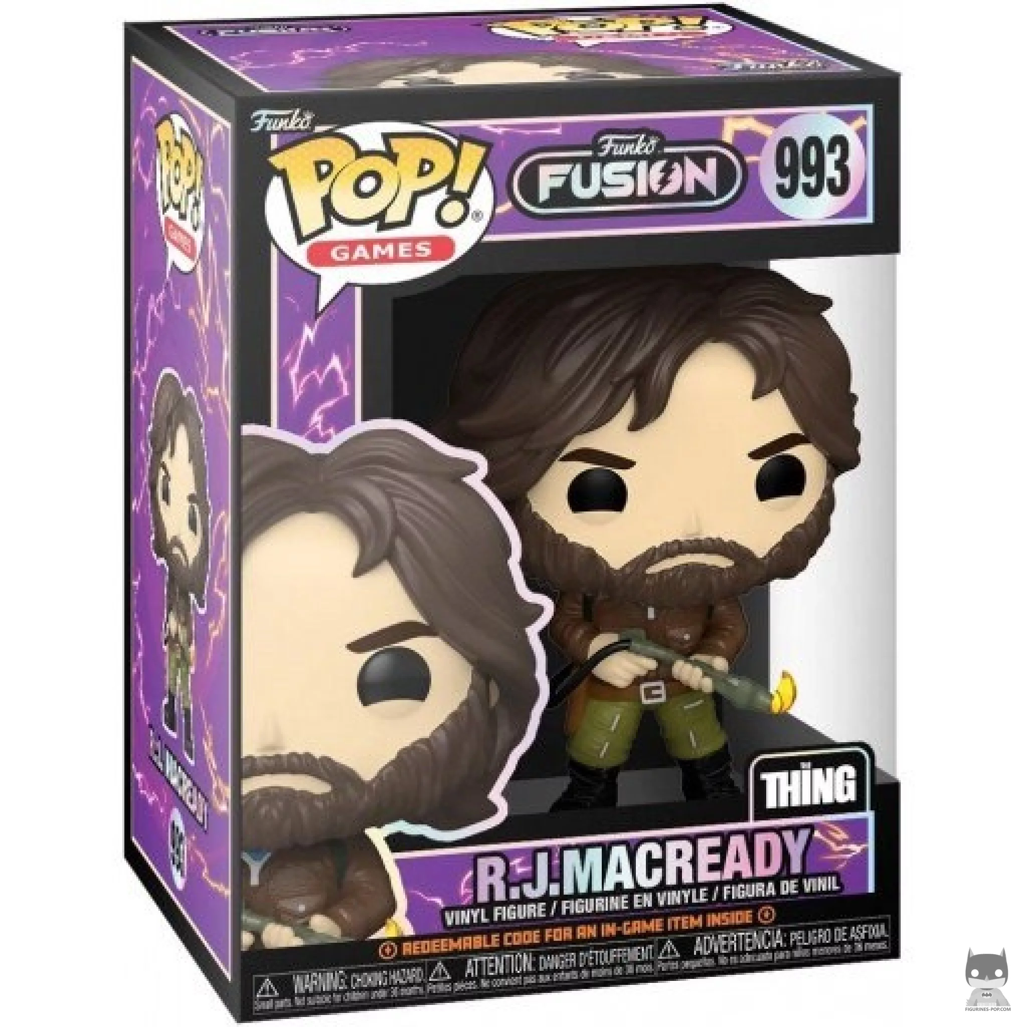 R.J. Macready Funko Pop! figure in its box