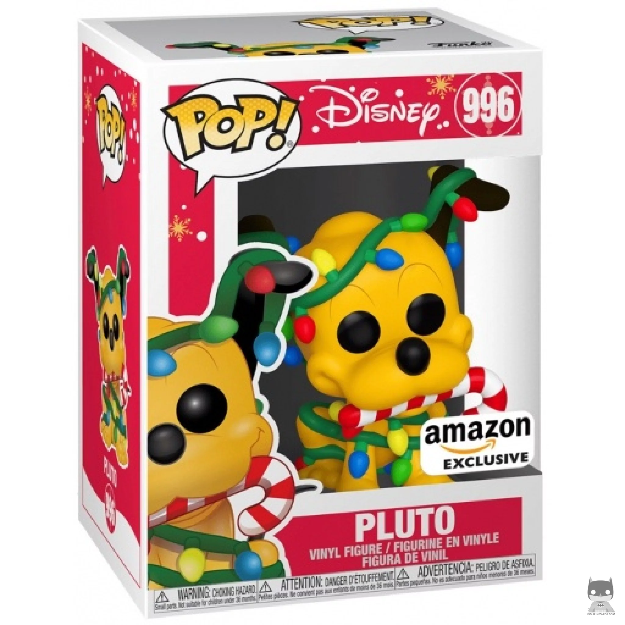 Pluto Christmas Lights Funko Pop! figure in its box