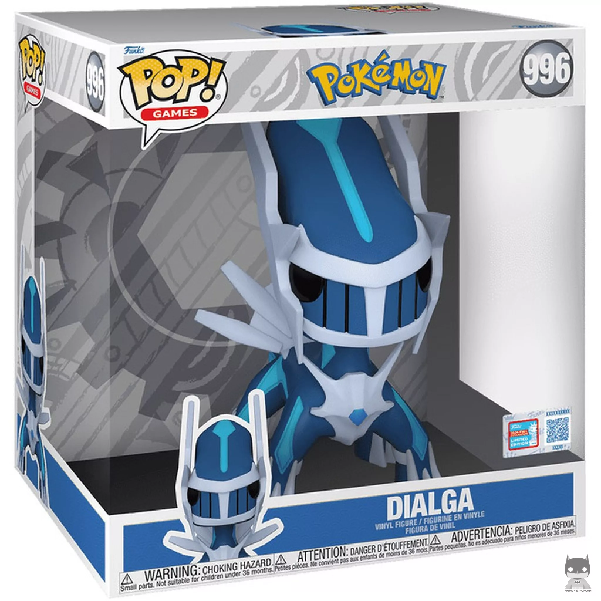 Dialga (Supersized) Funko Pop! figure in its box