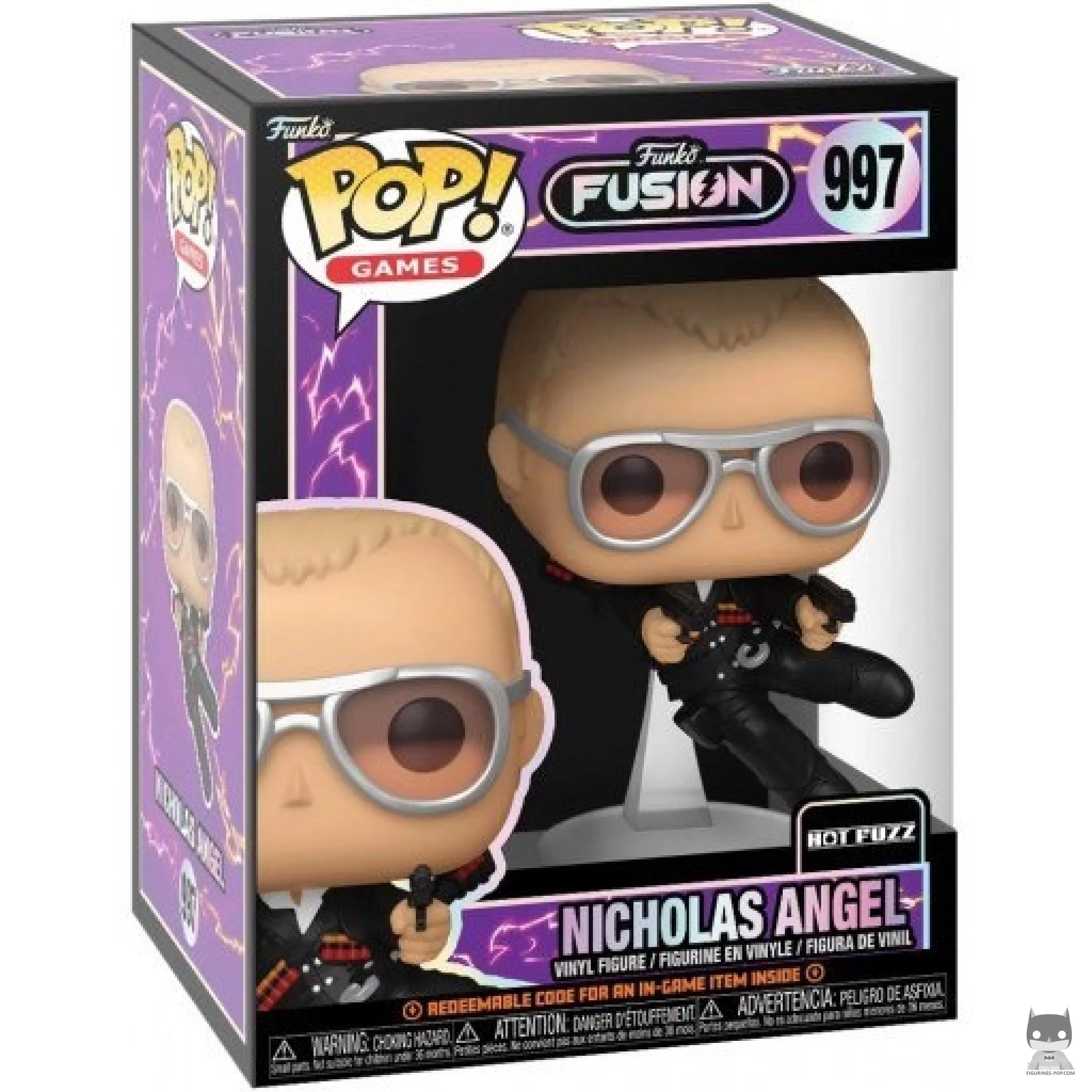Nicholas Angel Funko Pop! figure in its box