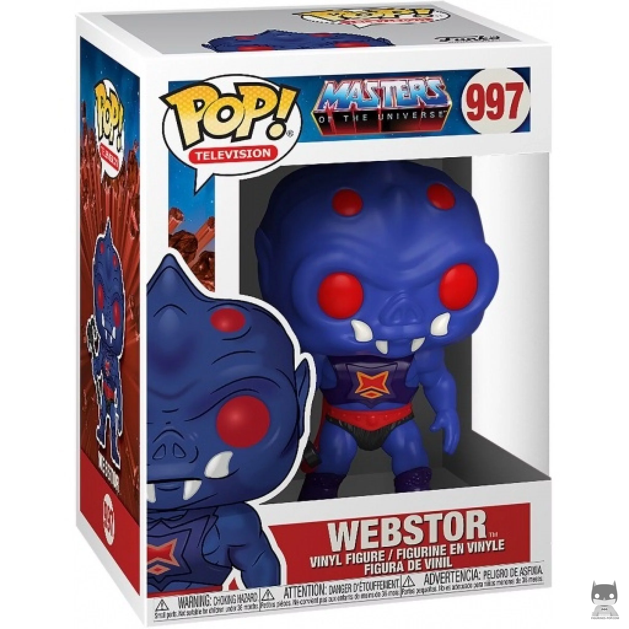 Webstor Funko Pop! figure in its box