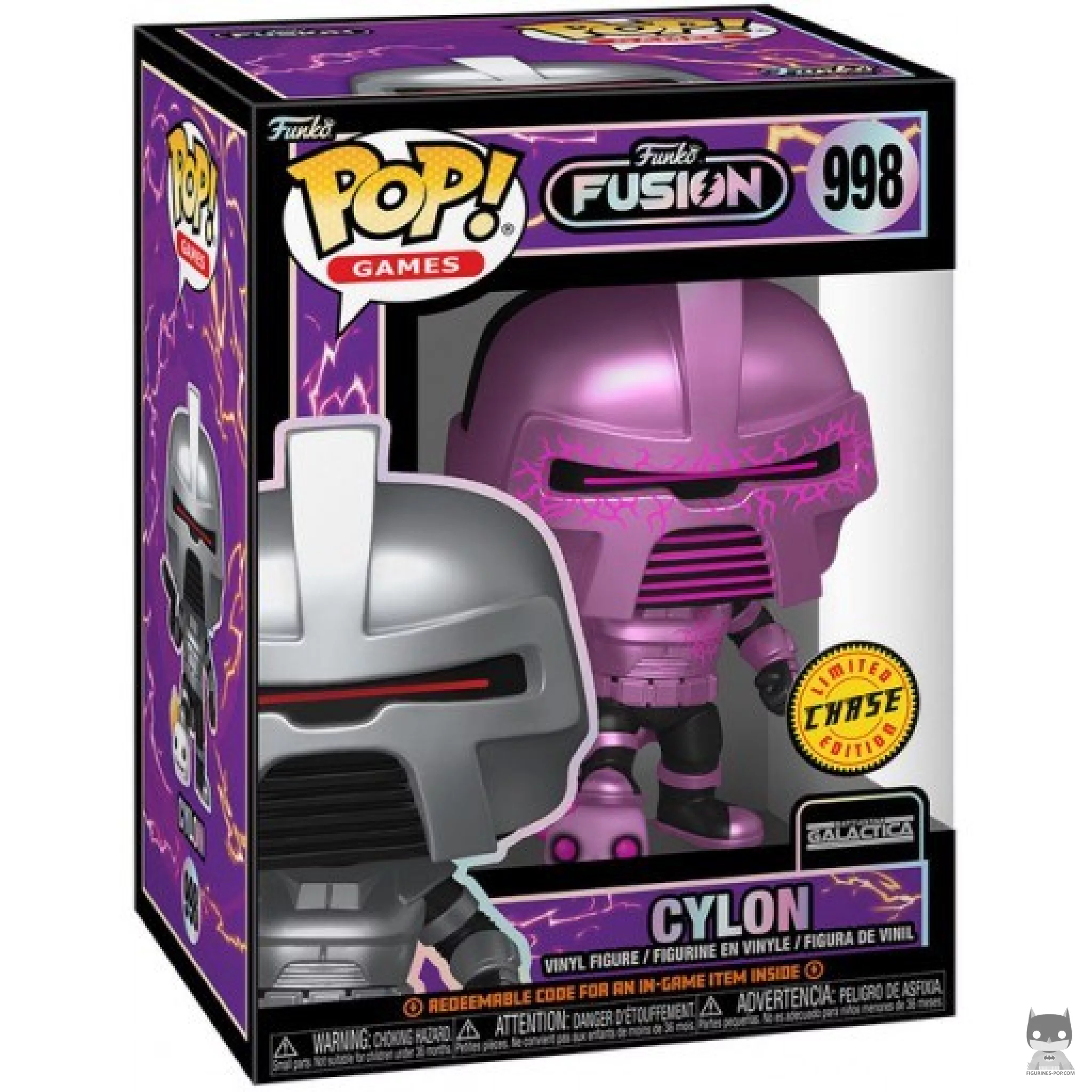 Cylon (Chase) Funko Pop! figure in its box