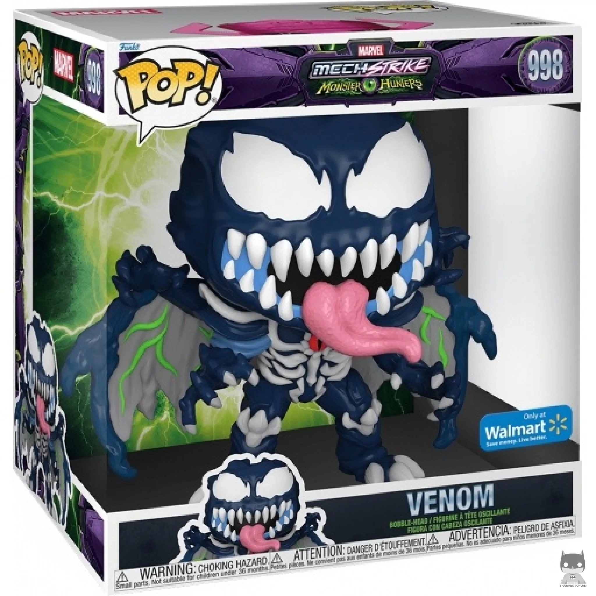 Venom (Supersized) Funko Pop! figure in its box