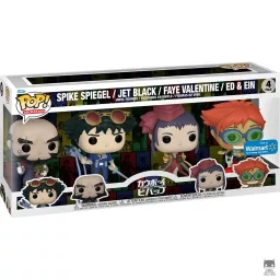 Spike Spiegel, Jet Black, Faye Valentine & Ed & Ein on Scooter