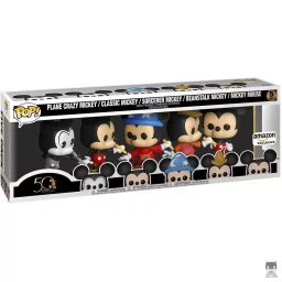 Plane Crazy Mickey, Classic Mickey, Sorcerer Mickey, Beanstalk Mickey & Mickey Mouse
