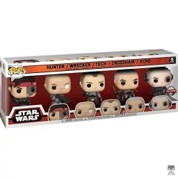 Star Wars The Bad Batch Pack (Hunter, Wrecker, Tech, Crosshair & Echo)