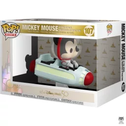 Mickey Mouse at the Space Mountain Attraction