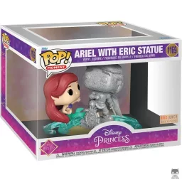 Ariel with Eric Statue