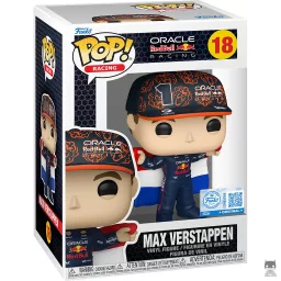 Max Verstappen with Dutch flag