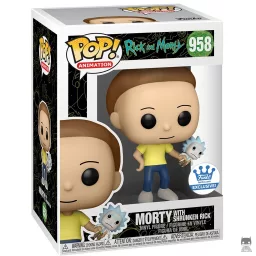 Morty with Shrunken Rick