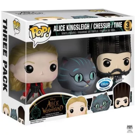 Alice, Chessur & Time Funko Pop! figure (Disney Store)