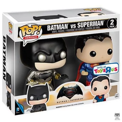 Batman vs Superman (Metallic) Funko Pop! figure (Toys'R'Us)