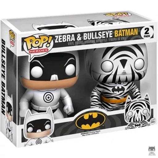 Zebra & Bullseye Batman Funko Pop! figure (Hot Topic)