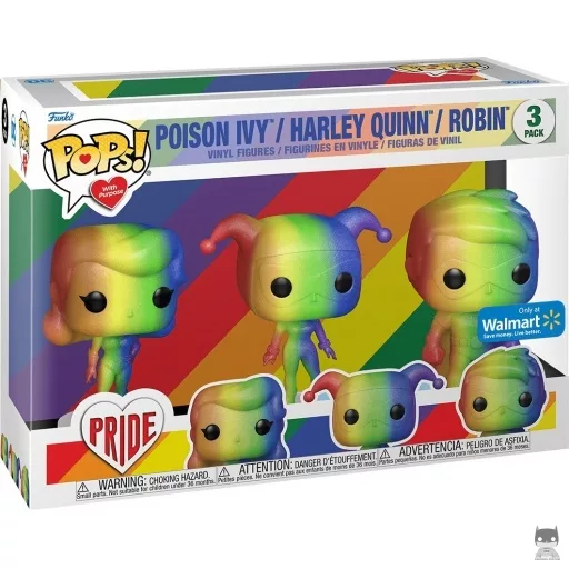 Poison Ivy, Harley Quinn & Robin Funko Pop! figure (DC Comics)