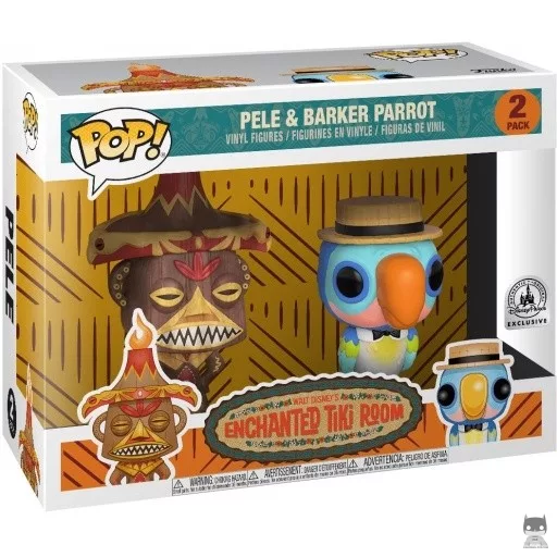 Pele & Barker Parrot from Enchanted Tiki Room Funko Pop! figure (Disney Parks)