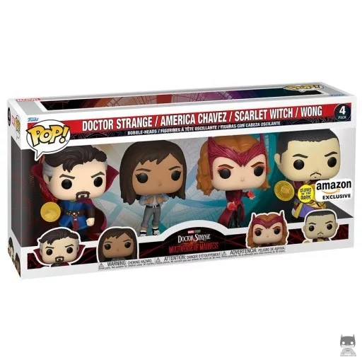 Doctor Strange, America Chavez, Scarlet Witch & Wong (Glow in the Dark) Funko Pop! figure (Pop! Vinyl)