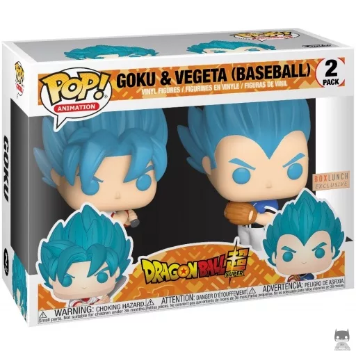 Goku & Vegeta playing Baseball Funko Pop! figure (Dragon Ball Super (DBS))