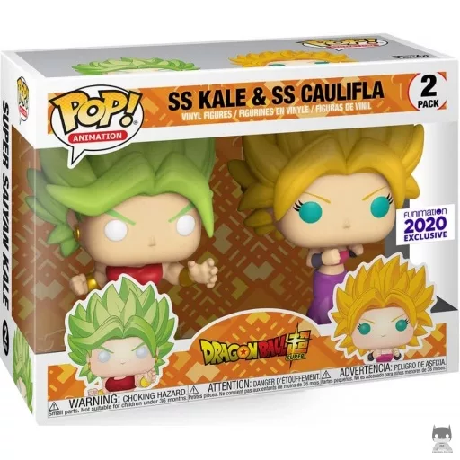 Super Saiyan Kale & Super Saiyan Caulifla Funko Pop! figure (Funimation)