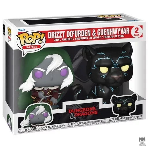 Drizzt Do'Urden & Guenhwyvar Funko Pop! figure (GameStop)