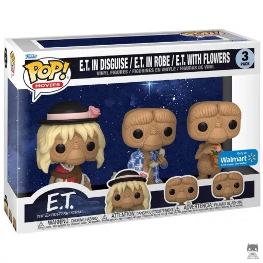E.T. in Disguise, E.T. in Robe & E.T. with Flowers Funko Pop! figure (E.T. the extra-terrestrial)