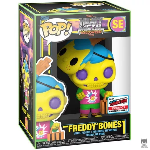 Freddy Bones (Heavy Metal) (Black Light) Funko Pop! figure (Pop! Vinyl)