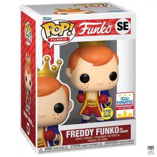 Freddy Funko as Boxing Champ (Glow in the Dark) Funko Pop! figure (Pop! Vinyl)