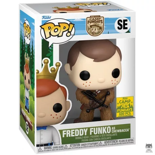 Freddy Funko as Chewbacca Funko Pop! figure (FunDays 2023)