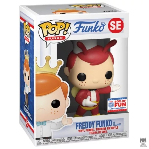 Freddy Funko as Jollibee Funko Pop! figure (Box of Fun)