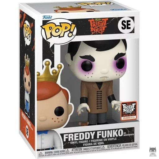 Freddy Funko as Nosferatu Funko Pop! figure (Frightmare on Fun Street)