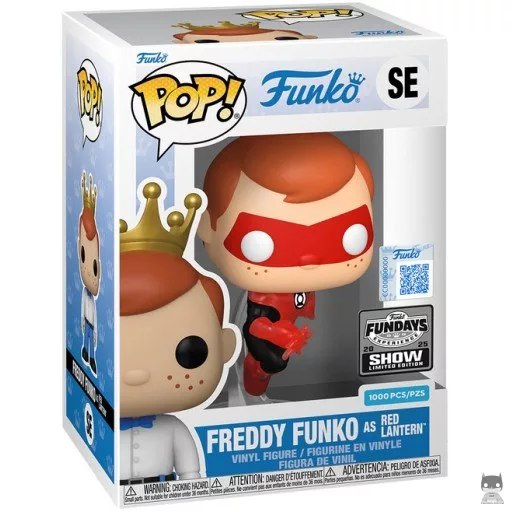 Freddy Funko as Red Lantern (Translucent) Funko Pop! figure (Freddy Funko)