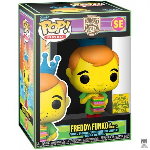 Freddy Funko as Shaggy (Black Light) Funko Pop! figure (FunDays 2023)