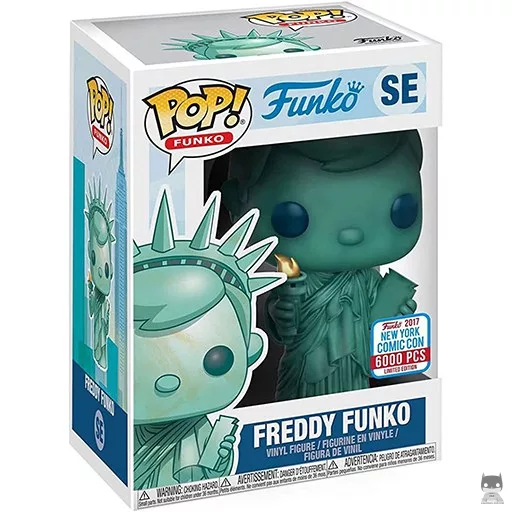 Freddy Funko as Statue of Liberty Funko Pop! figure (Freddy Funko)