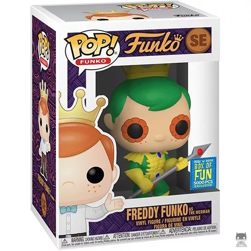 Freddy Funko as the Merman Funko Pop! figure (Box of Fun)