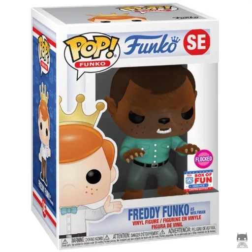 Freddy Funko as Wolfman (Flocked) Funko Pop! figure (Flocked)