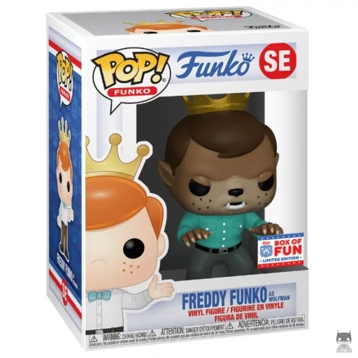 Freddy Funko as Wolfman Funko Pop! figure (Box of Fun)