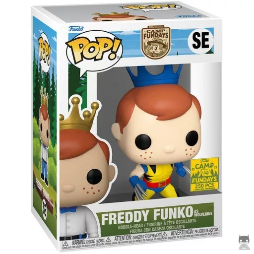 Freddy Funko as Wolverine Funko Pop! figure (FunDays 2023)