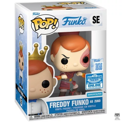 Freddy Funko as Zuko Funko Pop! figure (Pop! Vinyl)