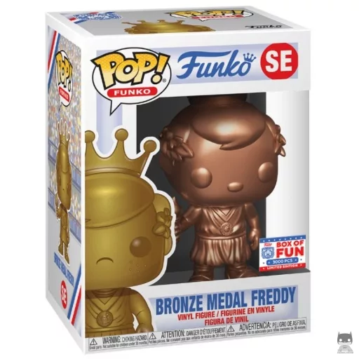 Silver Medal Freddy (Metallic) Funko Pop! figure (Box of Fun)