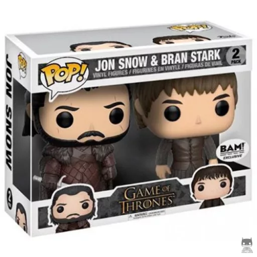 Jon Snow & Bran Stark Funko Pop! figure (BAM!)
