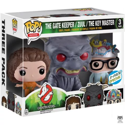 The Gate Keeper, Zuul & The Key Master Funko Pop! figure (Walmart)