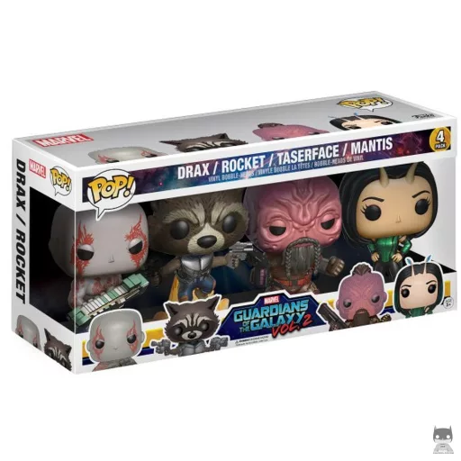 Drax, Rocket, Taserface & Mantis Funko Pop! figure (Pop! Vinyl)