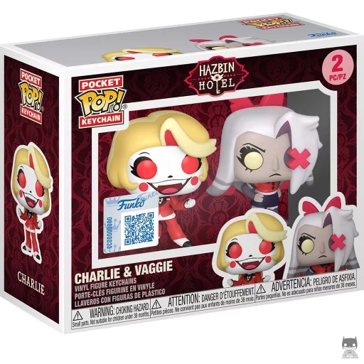 Charlie & Vaggie Funko Pop! figure (Pop! Keychain)