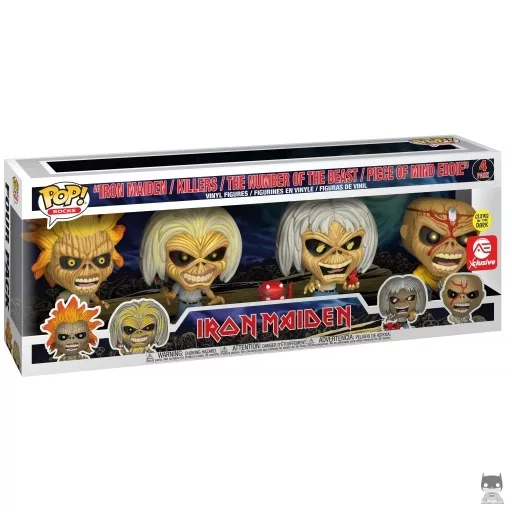 Iron Maiden, Killers, The Number of the Beast & Piece of Mind Eddie Funko Pop! figure (Alliance Entertainment)