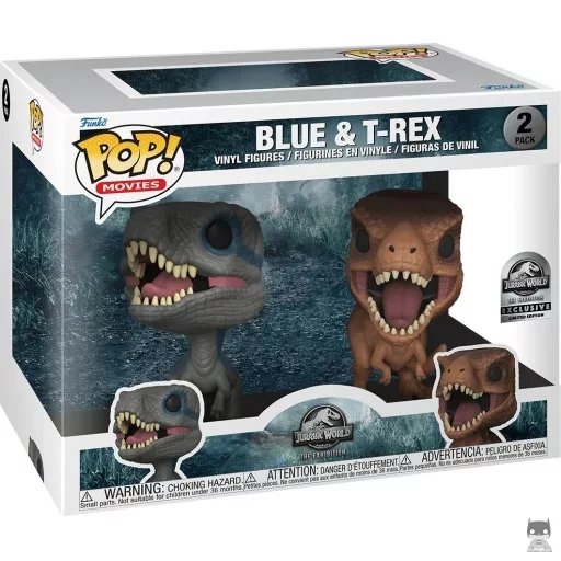 Blue & T-Rex Funko Pop! figure (Jurassic World Fallen Kingdom)